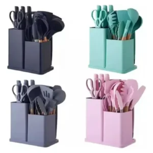 Set utensilios 19 piezas kitchen con tabla