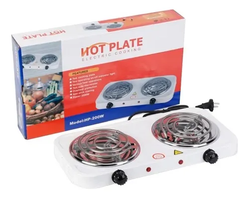 Estufa eléctrica dos puestos