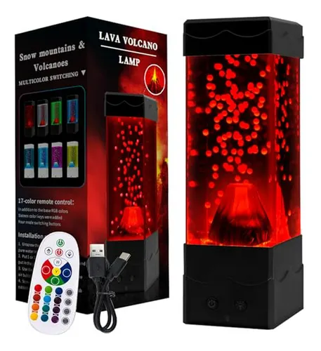 Lámpara lava volcano