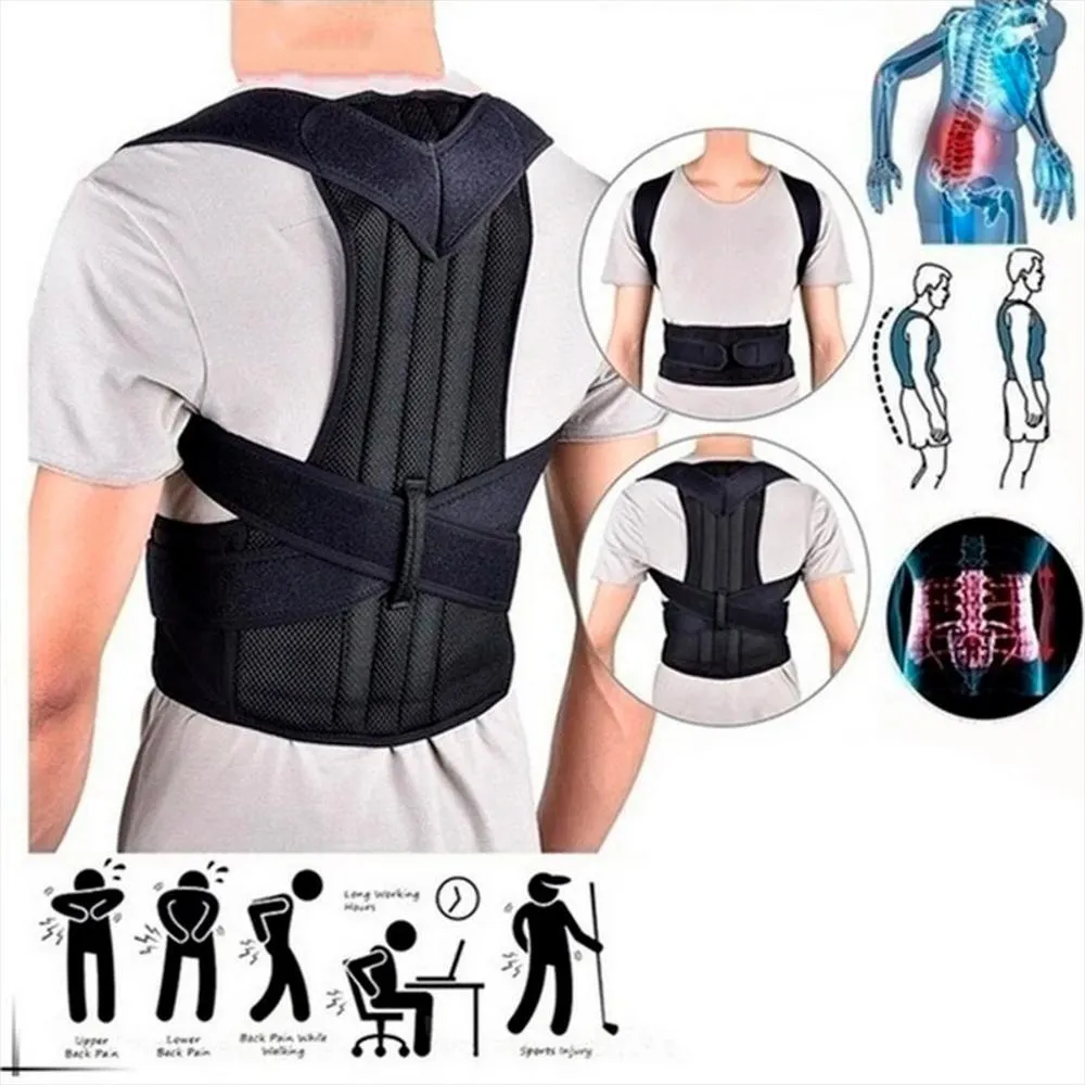 Corrector de postura chaleco unisex ajustables