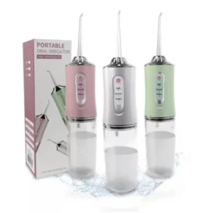 Irrigador eléctrico bucal recargable