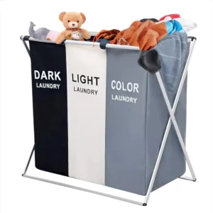 Organizador ropa cesta X3